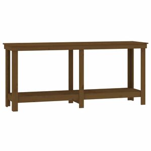 vidaXL Work Bench Honey Brown 180x50x80 cm Solid Wood Pine