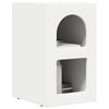 vidaXL Bedside Table 2 pcs White 29.5 x 33.5 x 50 cm Engineered Wood