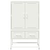 vidaXL Highboard White 68x39x111.5 cm Steel