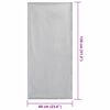 vidaXL Outdoor Chair Towels 2 pcs Grey 130 x 60 cm
