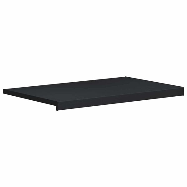 vidaXL Window Sill Anthracite with Wood Grain 80 x 50 x 4.5 cm PVC