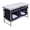 vidaXL Foldable Camping Cupboard with Aluminium Frame