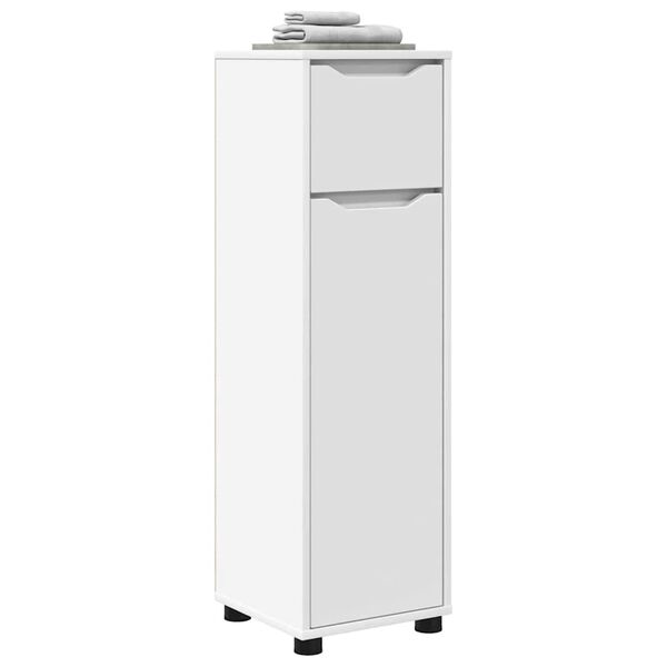 vidaXL Bathroom Cabinet White 30.5 x 30 x 101 cm Engineered Wood