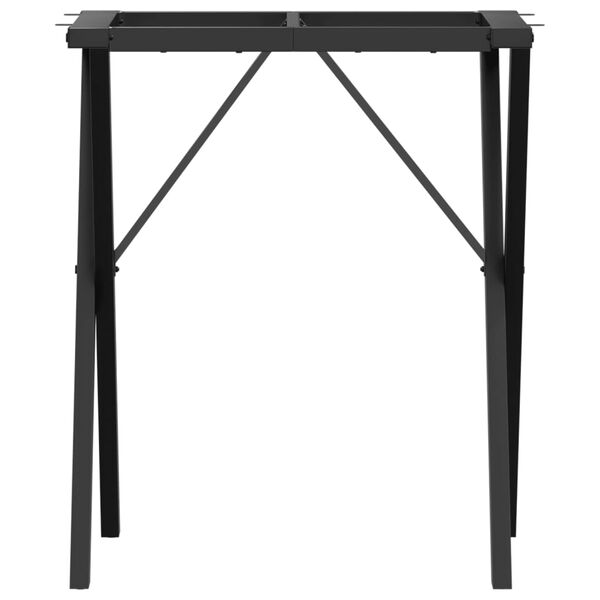 vidaXL Dining Table Legs X-Frame 50x40x73 cm Steel
