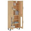 vidaXL Highboard Sonoma Oak 69.5x34x180 cm Engineered Wood