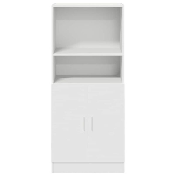 vidaXL Kitchen Cabinet White 57x41.5x131.5 cm Engineered Wood