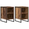 vidaXL Bedside Table 2 pcs Old Wood 39.5 x 30 x 50 cm Engineered Wood