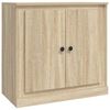vidaXL Sideboards 3 pcs Sonoma Oak Engineered Wood