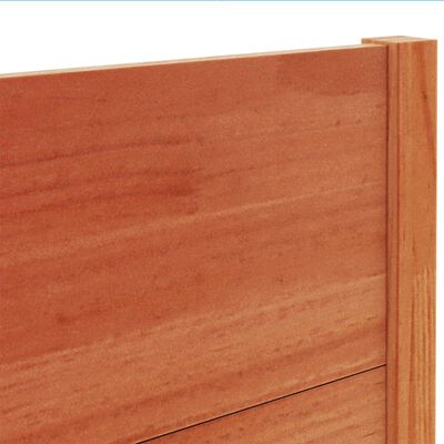 vidaXL Headboard Wax Brown 100 cm Solid Wood Pine
