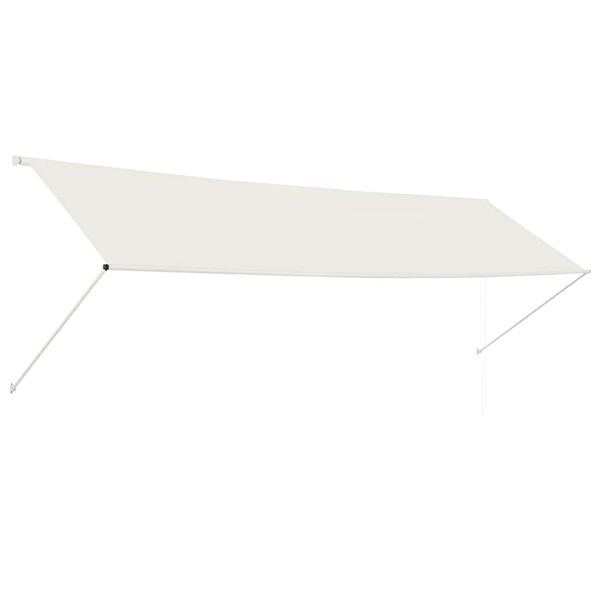 vidaXL Retractable Awning 400x150 cm Cream
