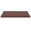 vidaXL Automatic Retractable Awning Brown 450x350 cm