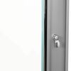 vidaXL Network Cabinet with Storage Grey 53 x 35 x 21 cm Steel