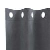 vidaXL Blackout Curtains 2 pcs Light Grey 140 x 260 cm Velvet