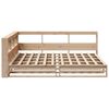vidaXL Bookcase Bed without Mattress 150x200cm Solid Wood Pine