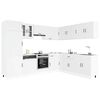 vidaXL 14 Piece Kitchen Cabinet Set Kalmar White Engineered Wood