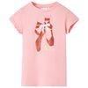 vidaXL Kids' T-shirt Pink 116