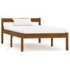 vidaXL Bed Frame without Mattress Honey Brown Solid Pine Wood 100x200cm