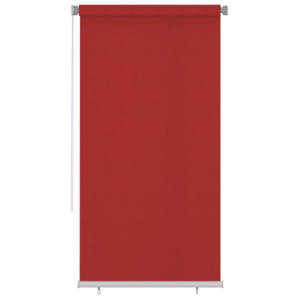vidaXL Outdoor Roller Blind 120x230 cm Red HDPE