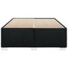 vidaXL Bed Frame without Mattress Black&nbsp;Double Fabric