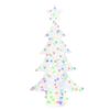 vidaXL Christmas Tree with 160 LEDs Multicolour 150 cm Acrylic