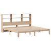 vidaXL Bookcase Bed without Mattress 180x200 cm Super King Solid Wood Pine