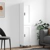 vidaXL Highboard White 34.5x34x180 cm Engineered Wood