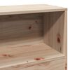 vidaXL Headboard with Storage 90 cm Solid Wood Pine