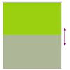 vidaXL Roller Blind Blackout Leaves Green 120x130 cm Fabric Width 116.6 cm Polyester