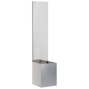 vidaXL Garden Privacy Screen Sliver 32 x 150 cm Stainless steel