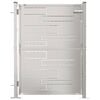 vidaXL Garden Gate 100x120 cm Stainless Steel
