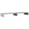 vidaXL Monitor Stand Grey Sonoma 100x27x10 cm Engineered Wood