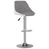 vidaXL Bar Stools 2 pcs Grey and White Faux Leather