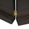 vidaXL Wall Shelf Dark Brown 180x60x(2-4) cm Treated Solid Wood Oak