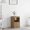 vidaXL LED Sideboard Artisan Oak 41 x 37 x 67 cm Engineered Wood