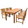 vidaXL 7 Piece Outdoor Dining Set Solid Acacia Wood