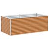 vidaXL Garden Raised Bed 195 x 100 x 68 cm Galvanised Steel