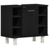 vidaXL Bathroom Cabinet Black Oak 60 x 32 x 54 cm Engineered Wood