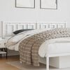 vidaXL Metal Headboard White 193 cm