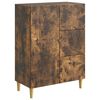 vidaXL Sideboard Smoked Oak 66 x 34.5 x 90 cm Engineered Wood