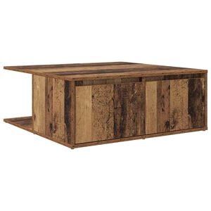 vidaXL Coffee Table Old wood 80 x 80 x 31 cm Engineered wood
