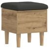 vidaXL Storage Bench with Cushion Artisan Oak 42 x 42 x 46 cm