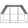 vidaXL Outdoor Chicken Cage 3x2x2 m Galvanised Steel