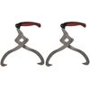 vidaXL 2 pcs Log Tongs with TPR Handle