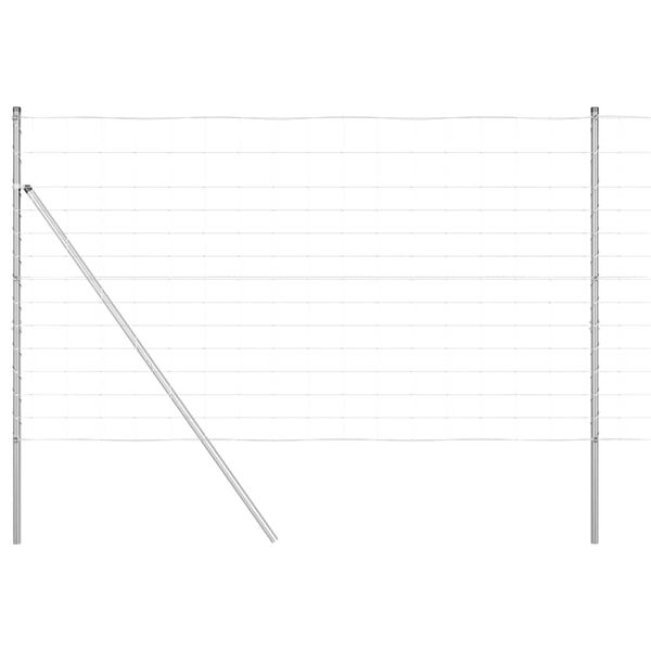 vidaXL Fence Post Galvanized 50 x 1.4 m Steel