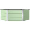 vidaXL Planter Pastel Green 129 x 129 x 45 cm Steel