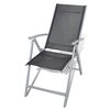 vidaXL Folding Garden Chairs 4 pcs Aluminium