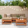 vidaXL Garden Lounge Set 5 pcs Wax Brown Solid Pine Wood