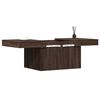 vidaXL Coffee Table Brown Oak 80x55x40 cm Engineered Wood