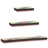 vidaXL Wall Shelves 3 pcs Multicolour 100 x 20 x 6 cm Solid Mango Wood