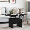 vidaXL Coffee Table Black Oak 55 x 54.5 x 45 cm Engineered wood